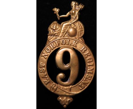 Badge - 9th East Norfolk Regiment o/r Glengarry Badge c1874-1881