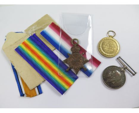1915 Star Trio to 30731 Pte R C Stapleton RAMC (Sjt on Pair). (3)