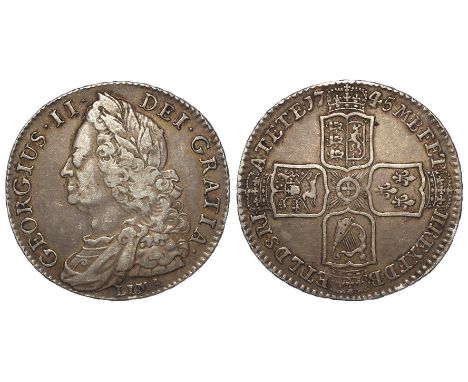 Halfcrown 1745 Lima GF - nVF