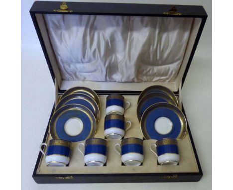 Spode Copelands china coffee set in presentation box. Condition report: see terms and conditions.