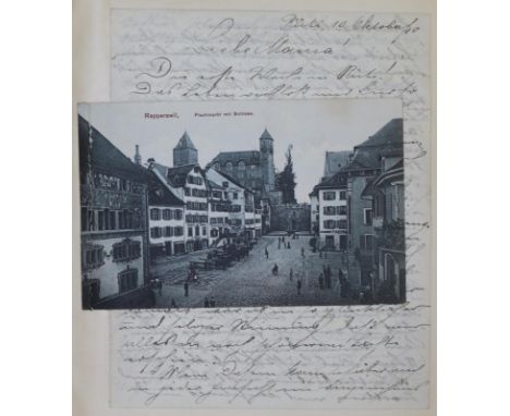 Meine Wanderjahre: 1.Oktob. 1910 - 15.Dez. 1911 (Deckeltitel). Reiseberichte des Wieners Willi Cubasch in ca. 150 eh. Briefen