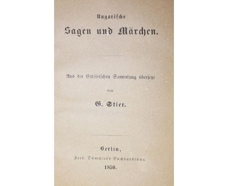 Sammlung: von 11 Schriften Märchen und Sagen in 13 Bdn. Versch. Formate u. Einbde.  ╔Enthält:╗ Musäus,J.K.A. Volksmährchen de