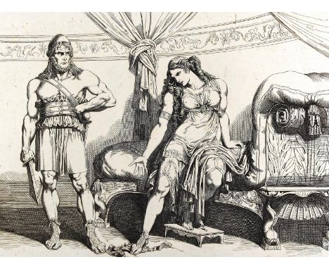 Pinelli, Bartolomeo: (1781 Rom 1835). C. Mario bringt den Soldaten mit dem Donnern seiner Stimme dazu, das Eisen aus seinen H