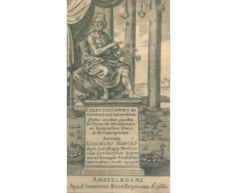 Harvey,W.: Exercitationes de Generatione Animalium. Quibus acceduntquaedam De Partu de Membrabis ac humoribus Uteri &amp; de 