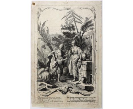 Probst, Johann Michael d.Ä.: (1727-1776). Dell'Egizio Tiranno a Dio Rubello(...) - Rebecca al Peregrim Orge (...). - La saggi