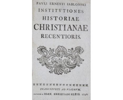 Cicero,M.T.: Epistolarum libri tres a J. Sturmio... autore J. Renio. Lpz., Fritsch 1694. 4 Bl., 744 S. Prgt. d. Zt. (Berieb. 