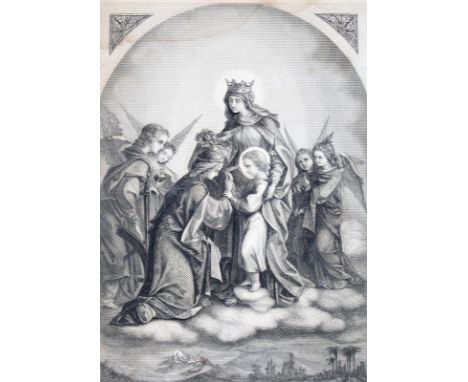 Sammlung: von ca. 215 Bl. mit Darstellungen oder Bezug zur christlichen Religion, darunter Andachtsbilder, Gnadenbilder, Heil