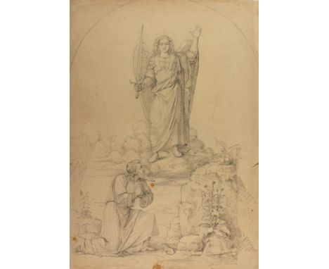 Woermann, Marie: (1851 Hamburg 1942). Klein-Gartz. Aquarell. 1891. 22,5 x 26 cm. Auf Karton mont.  ╔Dabei: A. Kolzbach.╗ Heue