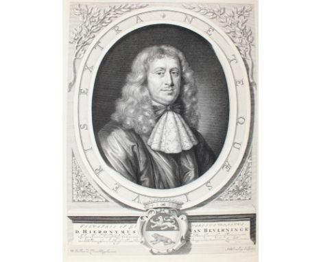 Blooteling, Abraham: (1640 Amsterdam 1690). Portrait von Hieronymus van Beverningk. (Niederländischer Staatsmann u. Diplomat)