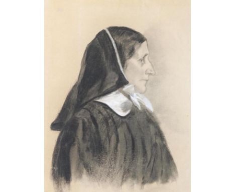 Lindenschmit, Hermann: (1857 Frankfurt/M. - München 1939). 8 Bl. überwieg. mit Portraitdarstellungen aus dem Nachlass. Gewisc