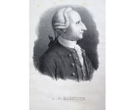 Kästner,A.G.: Gesammelte poetische und prosaische schönwissenschaftliche Werke. 4 Tle. in 1 Bd. Bln., Enslin 1841. Mit 1 gest