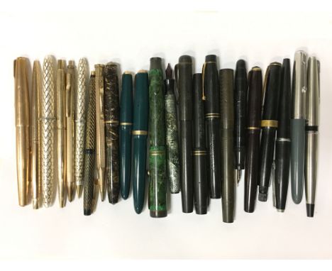 QTY. OF VINTAGE FOUNTAIN PENS & PENS
