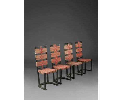 AXEL EINAR HJORTH (1888-1959)Paire de fauteuils FuturumCréation en 1931, exemplaires circa 1935Edition Nordiska KompanietPlaq