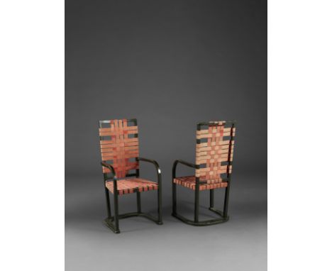 AXEL EINAR HJORTH (1888-1959)Suite de quatre chaises FuturumCréation en 1928, exemplaires circa 1935Edition Nordiska Kompanie