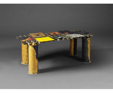 GAETANO PESCE (1939-2024)Table Nobody's Table de la série Nobody's perfect Création en 2003Edition ZerodisegnoMoulée 'ZERODIS