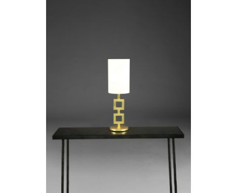 ELISABETH GAROUSTE (1946)Lampe de table Double CarréCréation en 2011Edition Galerie En Attendant les BarbaresMonogrammée 'EG'