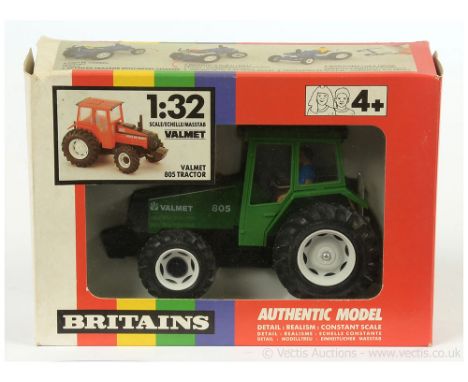 Britains 9515 Valmet 805 Tractor - Green, black, Driver Figure - Limited Issue Holland Exclusive- Near Mint in a Good box