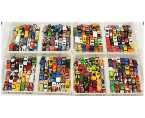 A large quantity of unboxed Mattel Hot Wheels to include Chevy Silverado,40 Ford, Lotus Elise, plus others. Fair to Excellent
