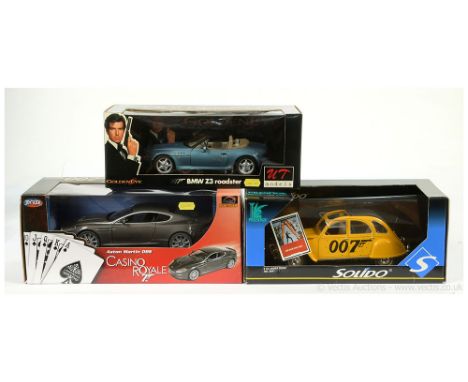 "James Bond" a group of 3 x (1/18th Scale) to include; (1) Joyride Aston Martin DBS "Casino Royale"; (2) UT Models BMW Z3 Roa