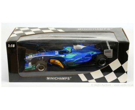 Minichamps (1/18 Scale) - Sauber Petronas - 100050082 - "F.Massa" - finished in turquoise, blue, white, race number 12 - Mint