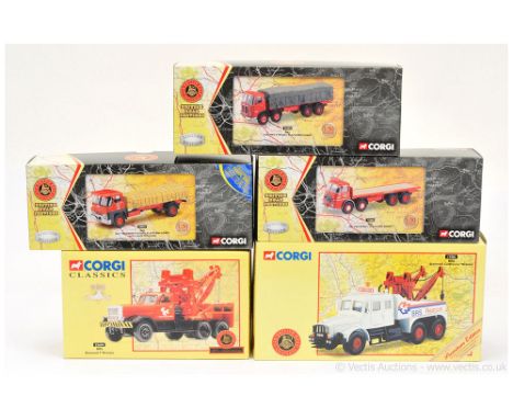 Corgi a boxed group of 1/50 scale (BTC - British Road Services Series), 17901 Scammell contractor wrecker, 55604 Diamond T Wr