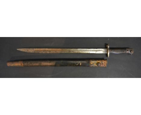 A First World War Bayonet with sheath by Wilkinson