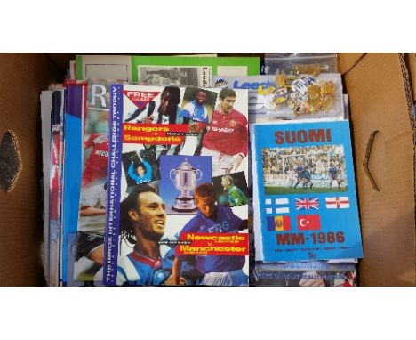 FOOTBALL, selection, inc. programmes, pre-season tournaments (24), Rangers, Arsenal, Liverpool, Aston Villa, Leeds (some away