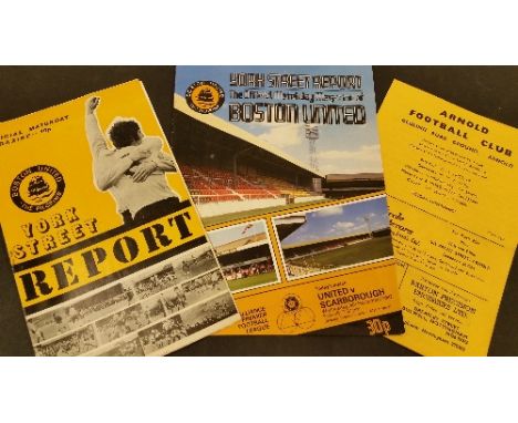 FOOTBALL, mainly programmes, 1960s-1970s, inc. Leicester aways (30) & season ticket booklet; non-league (30), FR to EX, 60*