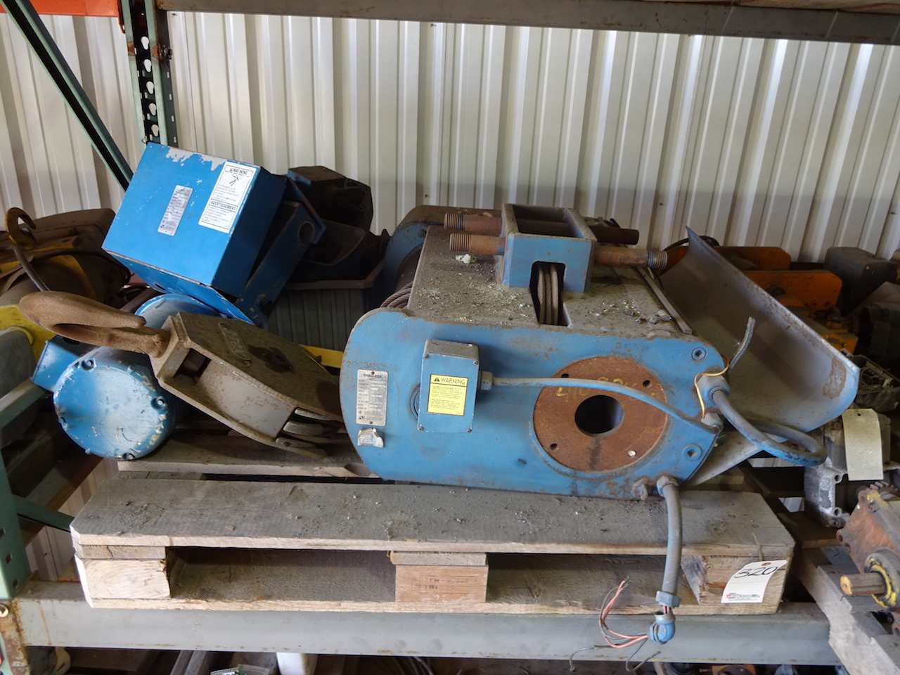 SHAW-BOX MODEL 72L05026S151 WIRE ROPE HOIST (PARTS)