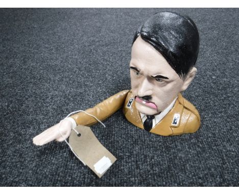 A reproduction cast metal Hitler nutcracker