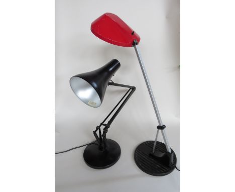 A model WL1 angle poise lamp together with a model 90 Anglepoise lamp