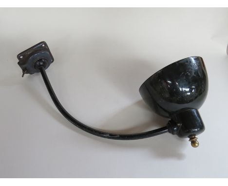 A post war surface mounted German machinists lamp 