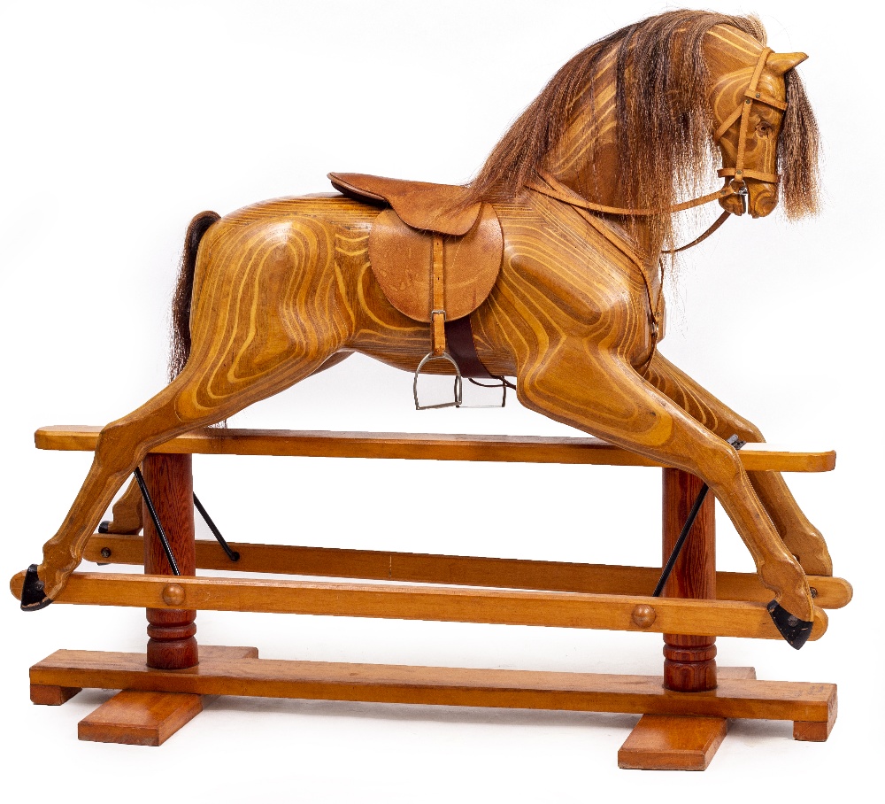laminated rocking horse