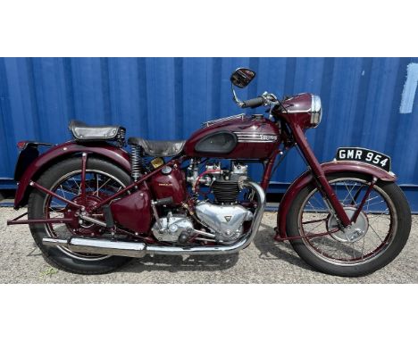 Registration number GMR 954Frame number 5T8174NEngine number 48 5T 93712Restored by the previous ownerPurchased recently but 