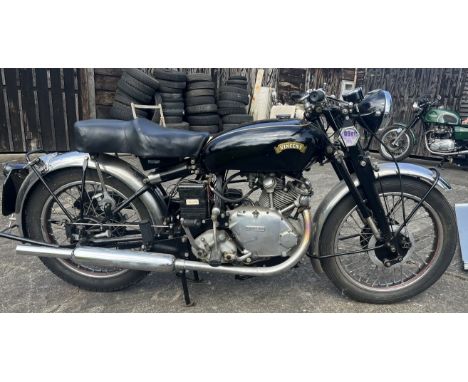 1950 Vincent Comet Series C Registration number VMT 681 Frame number RC/1/6244 Engine number F5AB/2A/4344 18,460 recorded mil