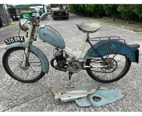 1960 Hercules Corvette mopedBeing sold without reserveRegistration number 326 BNXOwned since 2005 after collecting it from Bi