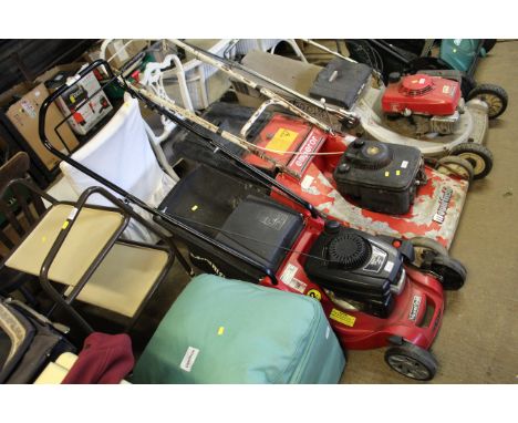 A Mountfield RS100 rotary garden lawn mower