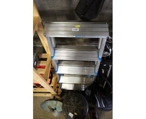 A MacAllister double sided five step ladder 
