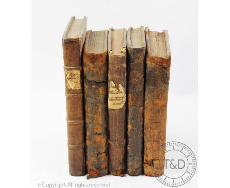 GODWYN (T), MOSES AND AARON CIVIL AND ECCLESIASTICAL RITES, 11th edition full tan calf, London, Griffin Scot Basset Wright an