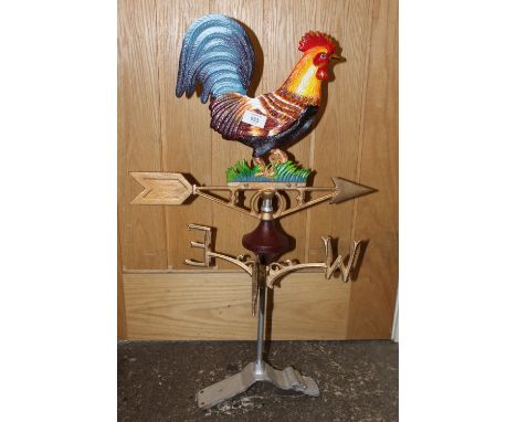 ***A COCKEREL WEATHER VANE**