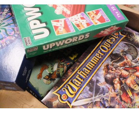 TWO LARGE BOXES OF VINTAGE AND MODERN BOARD GAMES