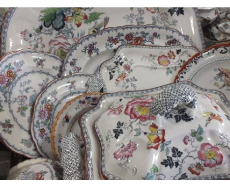 THREE TRAYS OF ANTIQUE CERAMICS TO INCLUDE AURORA, ASHWORTH ROSE, ETC