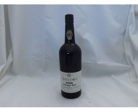 Single bottle Taylor?s 1985 vintage Port  