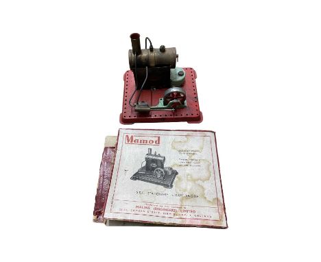 A Mamod SEI Stationary Steam Engine with original box (AF)