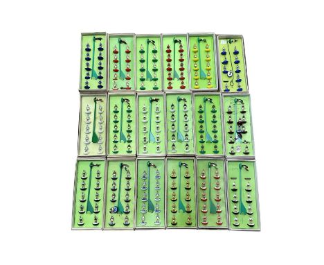 A mixed lot of boxed vintage Subbuteo C100 team players, to include Spurs, West Ham, etc