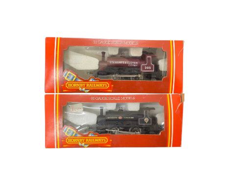 A pair of boxed Hornby 00 gauge R.150 L&amp;Y 0-4-0 ST Locomotives, to include: - Lancashire and Yorkshire - Stewart &amp; Ll
