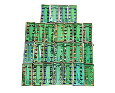 A mixed lot of boxed vintage Subbuteo C100 teams, to include Poland, Arsenal, Bristol, Luton Town etc 