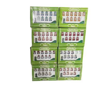 A mixed lot of boxed Subbuteo C100 teams, to include Tottenham, Arsenal, Blackpool, Charlton Sthletic etc (unchecked for comp