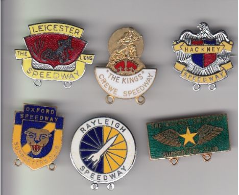 SPEEDWAY BADGES     Forty metal badges from 1960''s and 1970's including Barrow, Berwick, Boston, Bradfield, Bristol, Coventr