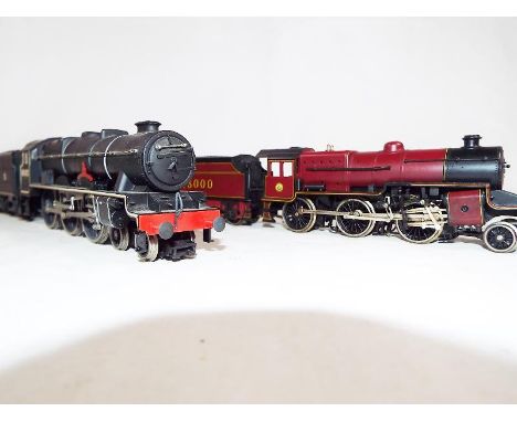 Model Railways - two OO gauge locomotives comprising Lima 2-6-0 with tender op No.13000, maroon livery and 4-6-0 Royal Scots 